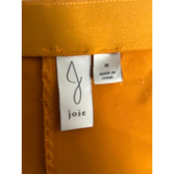 Joie Women’s Wide Leg Satin Pants Yellow Gold Size 8— Lightweight Flow Draped - Picture 6 of 8